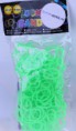 Perle strikk 200 stk Grønn Neon, heklepinne og 24 s-clips